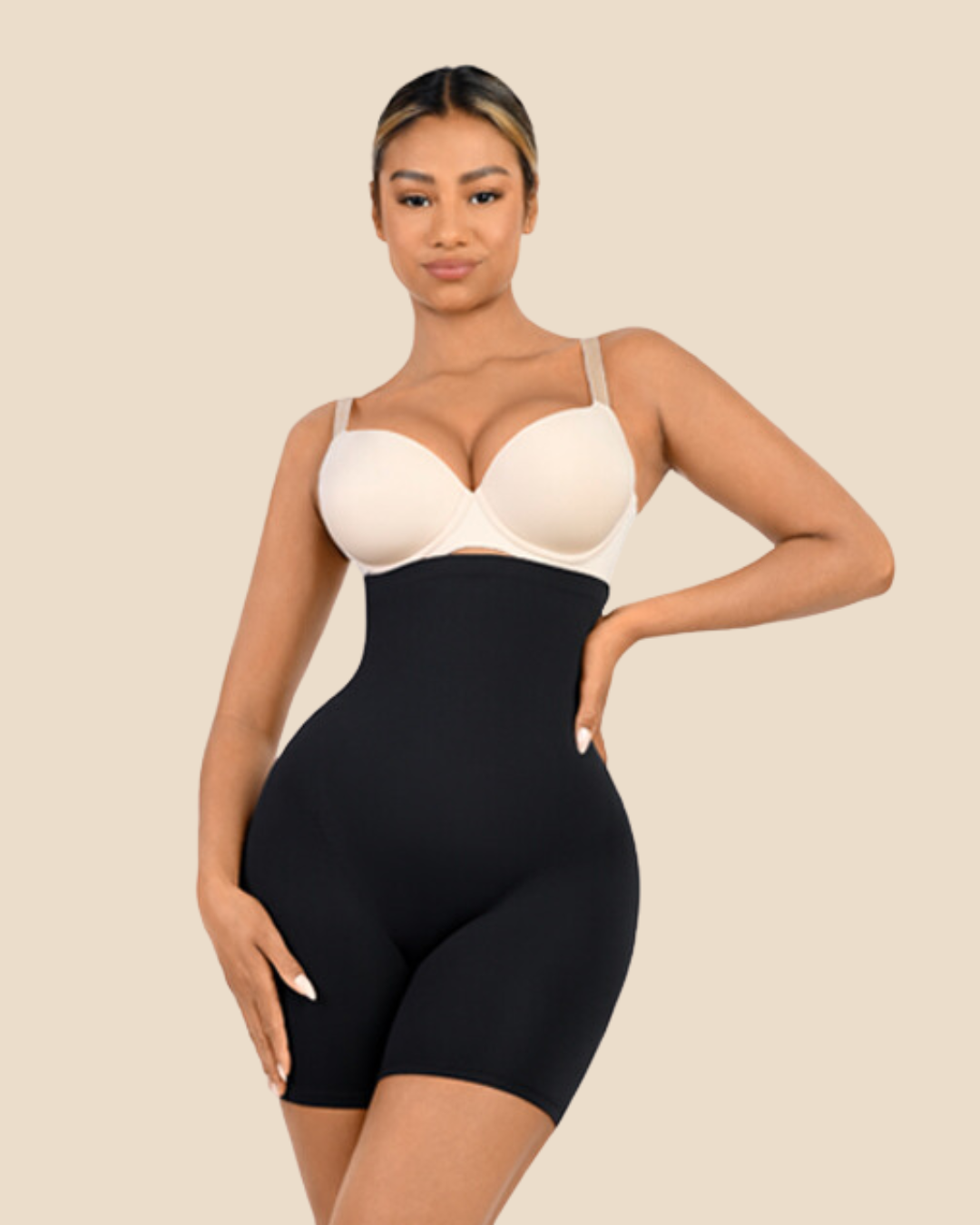 Lenjerie Modelatoare "Bermuda Invisibile" - Compresie & Push-up